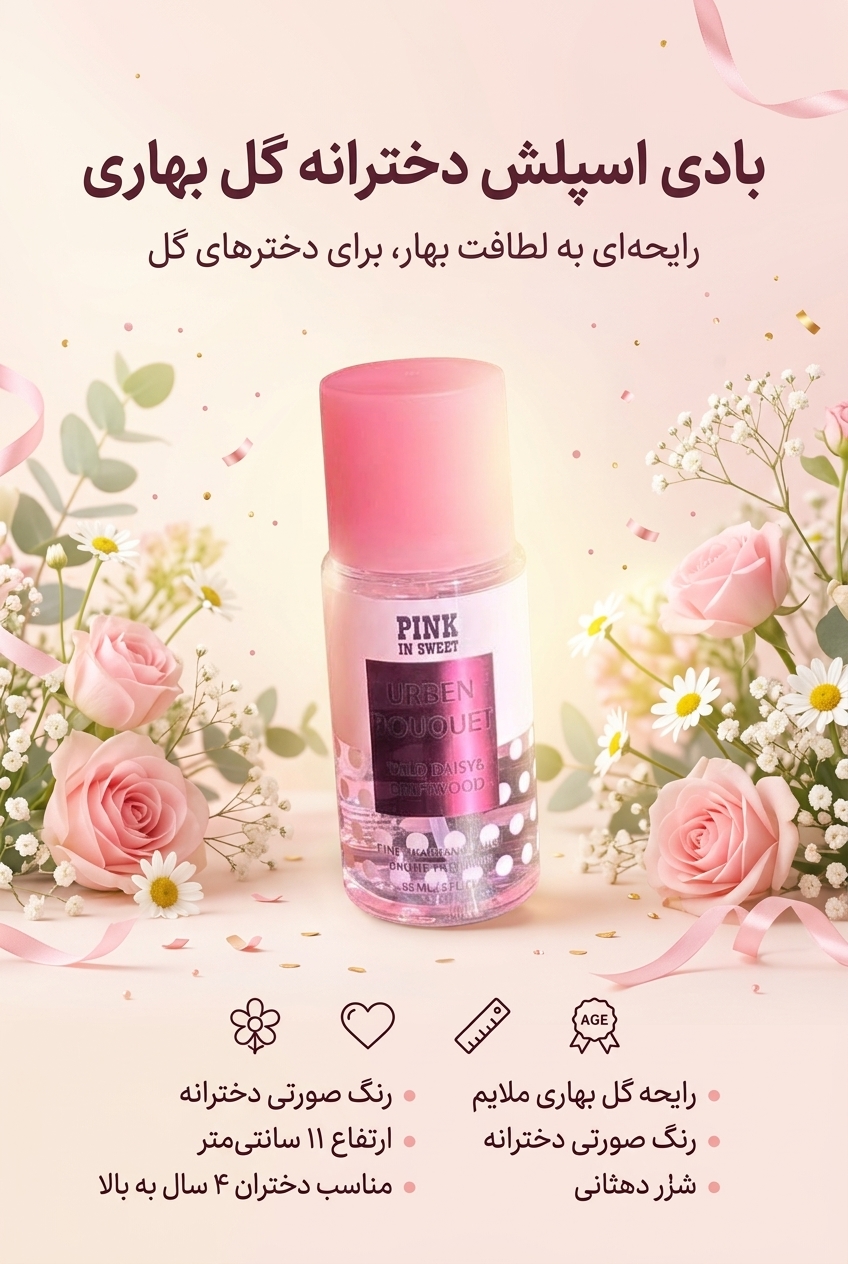 اسپری بادی اسپلش دخترانه